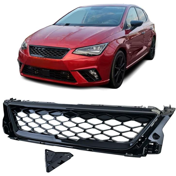 Grill Seat Seat Ibiza 6F / KJ 2017- Glanzend zwart, Auto-onderdelen, Overige Auto-onderdelen, Ophalen of Verzenden