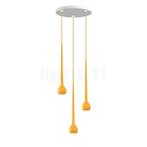Grau Falling Sun Hanglamp LED Cluster - 3-lichts, zonoranje, Huis en Inrichting, Lampen | Hanglampen, Verzenden, Nieuw
