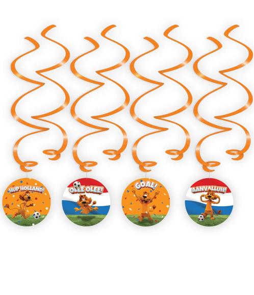 Loeki De Leeuw Hangdecoratie 14cm 6st, Hobby en Vrije tijd, Feestartikelen, Nieuw, Verzenden