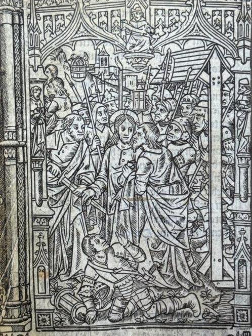 Paris, Antoine Verard, 1510 - Printed Book of Hours on, Antiek en Kunst, Antiek | Boeken en Bijbels