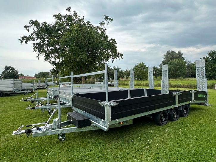 Beaver tail / machinetransporter, 550x225, 3500kg, Auto diversen, Aanhangers en Bagagewagens, Nieuw, Ophalen of Verzenden