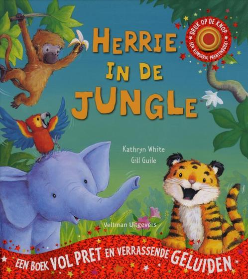 Herrie in de jungle 9789048304714 Kathryn White, Boeken, Kinderboeken | Baby's en Peuters, Gelezen, Verzenden