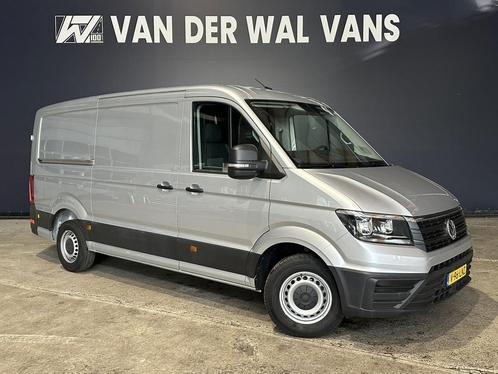 Volkswagen Crafter 2.0 TDI 141pk Automaat L3H2 L2H1 Euro6 Ai, Auto's, Bestelauto's, Dealer onderhouden, Lease, Zwart, Automaat