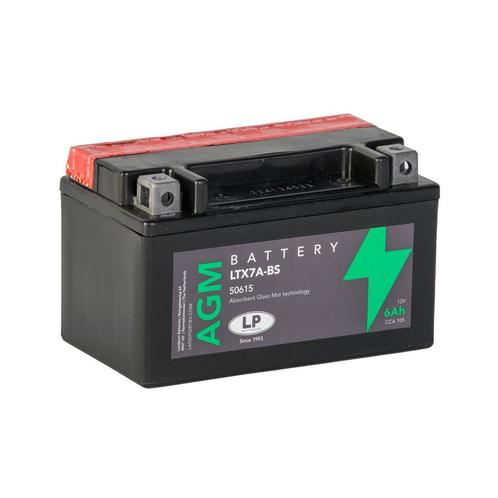 Landport (LP) LTX7A-BS 12 volt 6,0 ah AGM motor accu (50615, Motoren, Onderdelen | Overige, Nieuw, Ophalen of Verzenden
