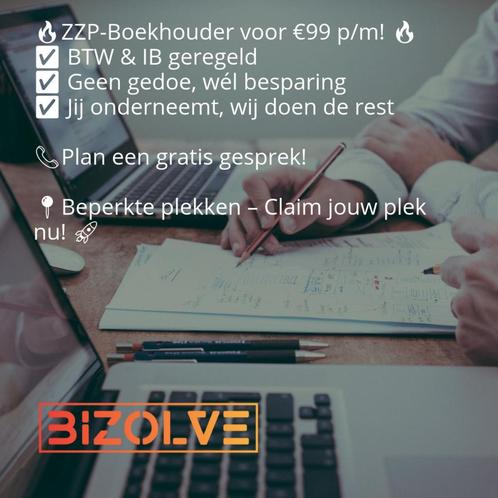 Boekhouder voor ZZP | Geen Gedoe, Wél Besparen – €99 p/m!, Diensten en Vakmensen, Boekhouders en Administrateurs, Administratie of Boekhouding