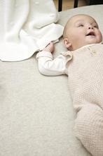 Meyco Knit Basic boxkleed - sand melange - 77x97cm (Babybox), Verzenden, Nieuw