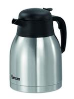 Thermoskan zilver/zwart | 1,5 liter | 140x170x215(h)mm, Verzenden, Nieuw in verpakking