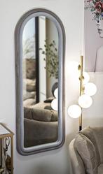 WANDSPIEGEL CLOE GRIJS FLUWEEL CM 60X4X160, Huis en Inrichting, Woonaccessoires | Spiegels, Ophalen of Verzenden, Nieuw