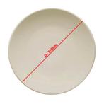 GGM Gastro | (6 stuks) TEOS - Bord - plat - Ø 270mm - Crème, Verzenden, Nieuw, Effen, Bord(en)