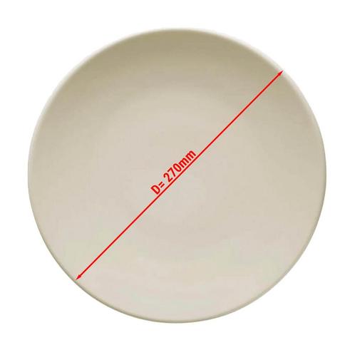 GGM Gastro | (6 stuks) TEOS - Bord - plat - Ø 270mm - Crème, Huis en Inrichting, Keuken | Servies, Effen, Nieuw, Bord(en), Verzenden