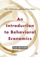 An Introduction to Behavioral Economics 9780230291461, Zo goed als nieuw