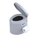 Pro Plus Draagbaar Camping Toilet - 7 liter - Grijs, Caravans en Kamperen, Kampeeraccessoires, Nieuw