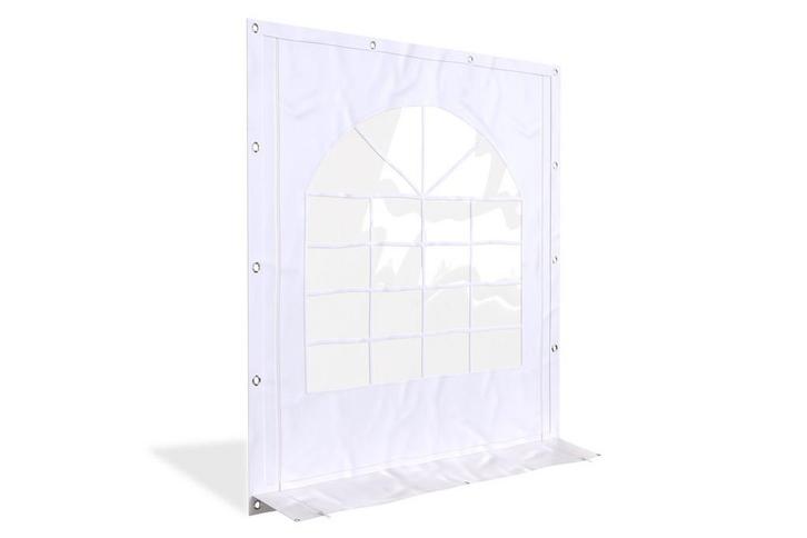 Partytent zijwand met raam & ritsen | 2m breed | 2m hoog |, Doe-het-zelf en Verbouw, Zeil en Folie, Zeil, Nieuw, Ophalen of Verzenden