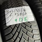 2 x Continental Winter TS860 205-55-16 Winterbanden 5,5mm, Gebruikt, 16 inch, Band(en), Personenwagen