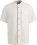 Cast Iron Korte Mouw Overhemd Linnen Blend Wit maat XL Heren, Kleding | Heren, Overhemden, Verzenden, Nieuw, Wit, Cast Iron