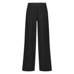 -50% Nukus  Nukus Ss24031105 silky pants black  maat S, Kleding | Dames, Broeken en Pantalons, Verzenden, Nieuw, Zwart