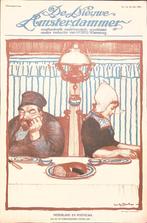 Spotprent Posthuma en hongersnood tijdens Eerste Wereldoo..., Antiek en Kunst, Kunst | Litho's en Zeefdrukken, Verzenden