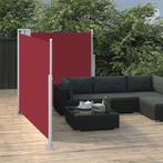 vidaXL Windscherm uittrekbaar 100x600 cm rood, Tuin en Terras, Zonneschermen, Verzenden, Nieuw