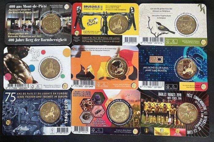 België. 2 1/2 Euro 2018/2024 (9 verschillende) Nederlandse, Postzegels en Munten, Munten | Europa | Euromunten