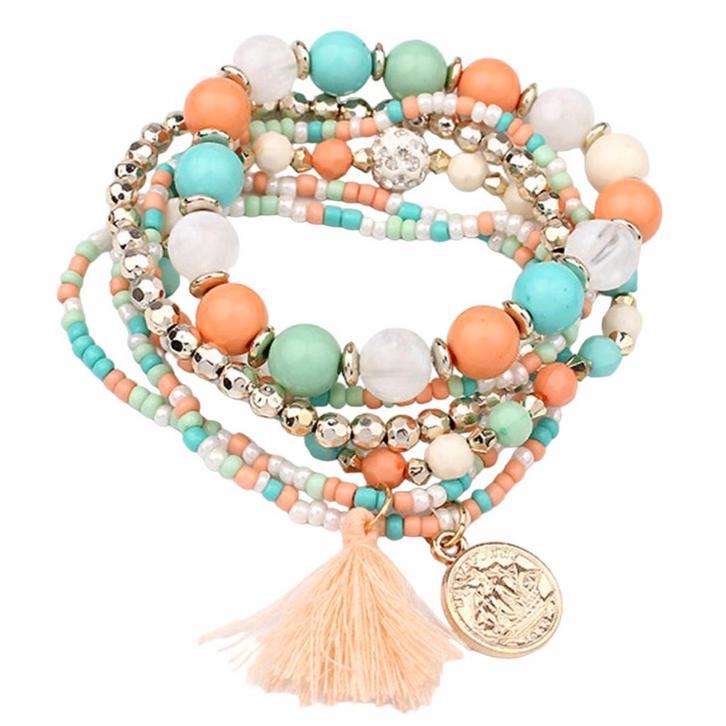 Fako Bijoux - Armband - Summer - Pastel, Sieraden, Tassen en Uiterlijk, Armbanden, Verzenden