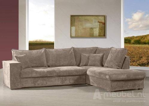 Hoekbank Afferden - loungebanken - Beige, Huis en Inrichting, Banken | Sofa's en Chaises Longues, Nieuw, Stof