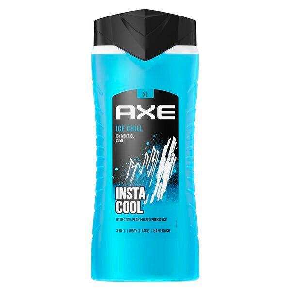 Axe Douchegel Ice Chill 3-in-1 400 ml, Sieraden, Tassen en Uiterlijk, Uiterlijk | Lichaamsverzorging, Nieuw, Verzenden