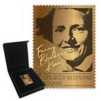 Gouden Postzegel Fanny Blankers Koen Bonaire, Postzegels en Munten, Postzegels | Nederland, Verzenden, Gestempeld
