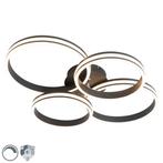 Qazqa plafondlamp Navara, 3-staps dimbaar, 4-lichts, Ophalen of Verzenden, Nieuw in verpakking, Verlichting