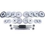 Dumbell set - halterset - 30 kg - chroom - in koffer, Ophalen of Verzenden, Nieuw