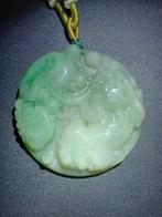 Natuurlijk Burmese jadeiet - Hanger, Antiek en Kunst, Curiosa en Brocante