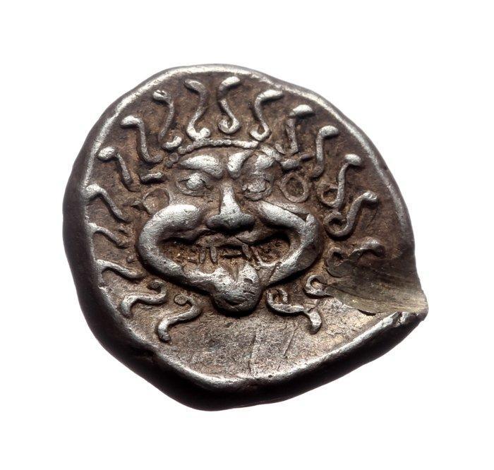 Thracië, Apollonia Pontika Tetrobol 480-450 BC, Postzegels en Munten, Munten | Europa | Niet-Euromunten
