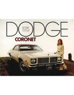 1975 DODGE CORONET BROCHURE ENGELS, Nieuw, Author