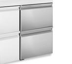 GGM Gastro | Ladeblok bestaande uit: 1/2 & 1/2 | SBEF12 |, Verzenden, Nieuw in verpakking, RVS Meubilair