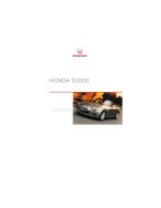2001 HONDA S2000 BROCHURE DUITS, Nieuw, Honda, Author