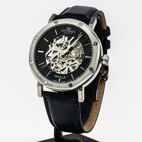 Optima - Ortilla Skeleton Swiss automatic - OSA466SK-SL-9 -, Sieraden, Tassen en Uiterlijk, Horloges | Heren
