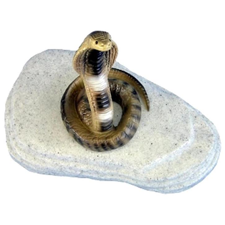 Cobra slang op steen, Tuin en Terras, Tuinbeelden, Nieuw, Verzenden