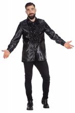 Disco Blouse Ruches Zwart, Kleding | Heren, Verzenden, Nieuw