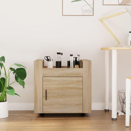 vidaXL Bureaukastje 60x45x60 cm bewerkt hout sonama, Huis en Inrichting, Kasten | Ladekasten, Nieuw, Verzenden