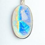 Hanger met maansteen van 925 zilver Sieraden - Hoogte: 40 mm, Verzamelen