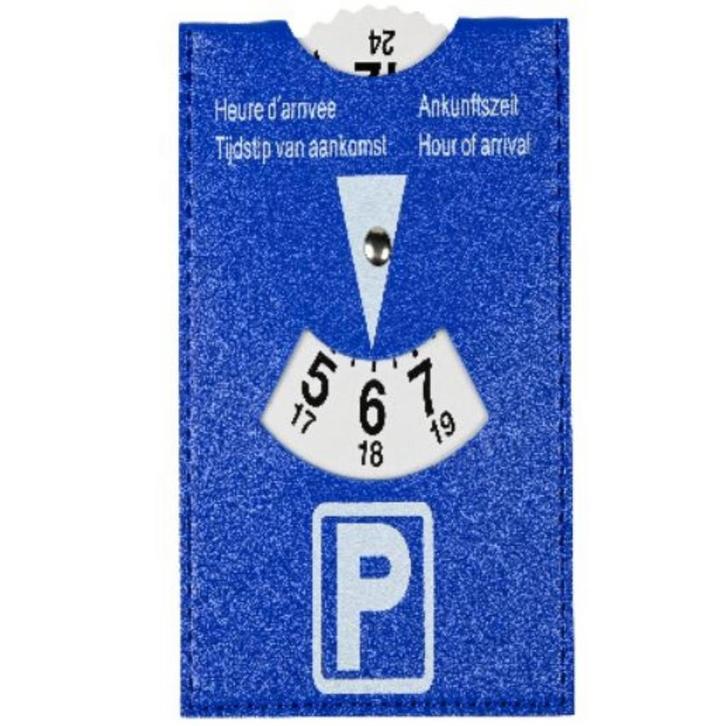 Benson Parkeerschijf - Europees model - 15 x 11 cm - Blauw, Auto diversen, Auto-accessoires, Nieuw, Ophalen of Verzenden