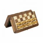 Mini magnetisch reis schaakspel hout – 19 x 19 cm, Hobby en Vrije tijd, Gezelschapsspellen | Bordspellen, Verzenden, Nieuw