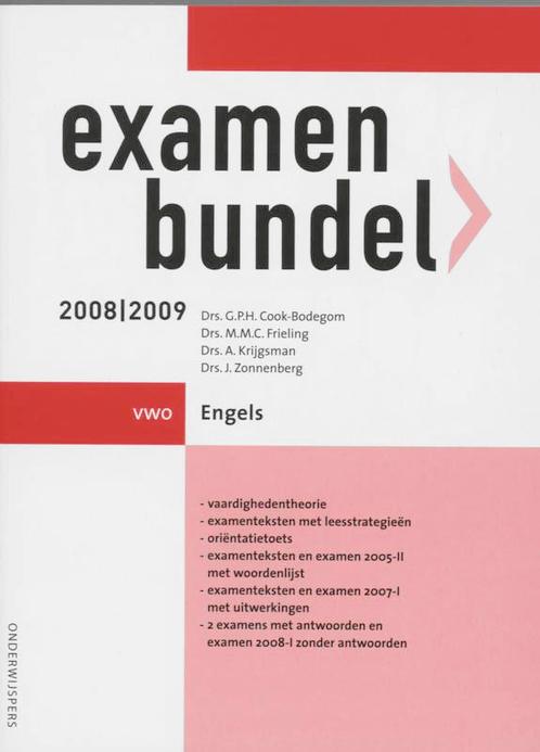 Examenbundel 20082009 Vwo Engels 9789006074857, Boeken, Schoolboeken, Zo goed als nieuw, Verzenden