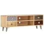 vidaXL Tv-meubel 120x30x40 cm massief mangohout, Huis en Inrichting, Kasten | Televisiemeubels, 100 tot 150 cm, Verzenden, Nieuw