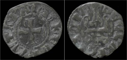 1307-1313ad Crusader Archaia Philipp of Tarent billon den..., Postzegels en Munten, Munten | Europa | Niet-Euromunten, Verzenden
