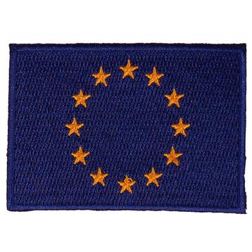 Strijkapplicatie/Patch - Vlag Europa - 8x6cm NIEUW beschikbaar voor biedingen