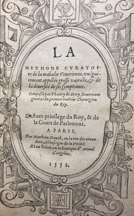 Héry, Thierry de - La Methode curatoire de la maladie, Antiek en Kunst, Antiek | Boeken en Bijbels