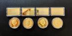 Verenigde Staten. Collection of 8 Gold Plated Medals and, Nieuw