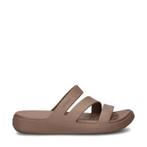 Crocs Getaway Strappy slippers voor dames in het Bruin, Kleding | Dames, Schoenen, Slippers, Bruin, Verzenden, Nieuw