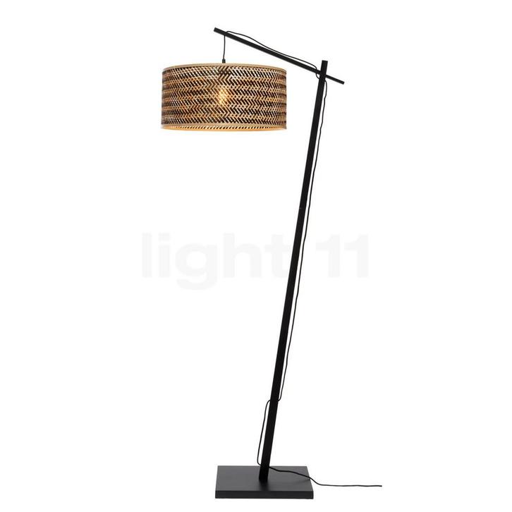 Good & Mojo Java Vloerlamp, natuur/zwart (Staande lampen), Huis en Inrichting, Lampen | Vloerlampen, Nieuw, Verzenden