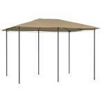 vidaXL Prieel 160 g/m² 3x4x2,6 m taupe, Tuin en Terras, Partytenten, Verzenden, Nieuw